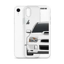 Load image into Gallery viewer, White 03-05 Subaru WRX STI - iPhone Case