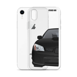 Black 06-07 Subaru WRX STI - iPhone Case