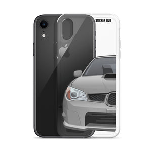 Crystal Grey 06-07 Subaru WRX STI - iPhone Case