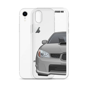 Crystal Grey 06-07 Subaru WRX STI - iPhone Case