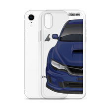 Load image into Gallery viewer, Plasma Blue 09-14 Subaru WRX STI - iPhone Case