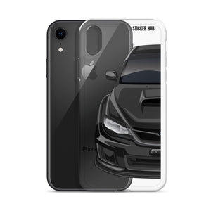 Black 09-14 Subaru WRX STI - iPhone Case