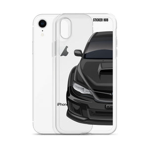 Black 09-14 Subaru WRX STI - iPhone Case