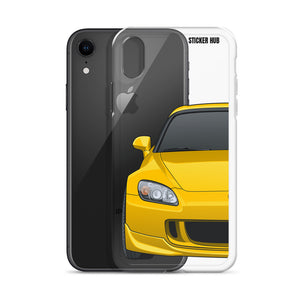 Yellow Honda S2000 - iPhone Case