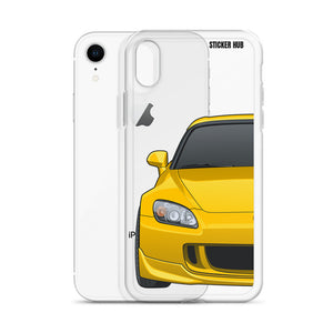 Yellow Honda S2000 - iPhone Case