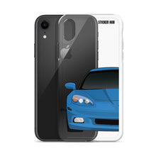 Load image into Gallery viewer, Jet Stream Blue C6 Corvette - iPhone Case