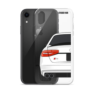 White B8.5 Audi S4 - iPhone Case