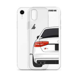 White B8.5 Audi S4 - iPhone Case