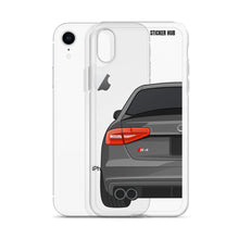 Load image into Gallery viewer, Monsoon Gray B8.5 Audi S4 - iPhone Case