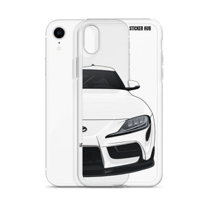 White MKV Toyota Supra - iPhone Case