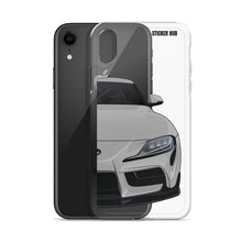 Load image into Gallery viewer, Silver MKV Toyota Supra - iPhone Case