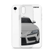 Load image into Gallery viewer, Silver MKV Toyota Supra - iPhone Case