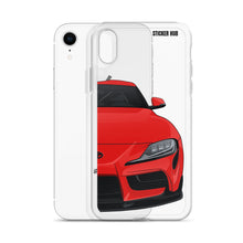 Load image into Gallery viewer, Renaissance Red MKV Toyota Supra - iPhone Case