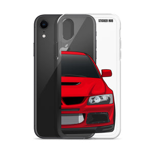 Red Mitsubishi Evo - iPhone Case