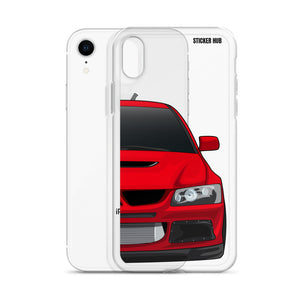 Red Mitsubishi Evo - iPhone Case