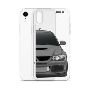 Gray Mitsubishi Evo - iPhone Case