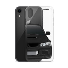 Load image into Gallery viewer, Black Mitsubishi Evo - iPhone Case