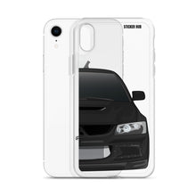 Load image into Gallery viewer, Black Mitsubishi Evo - iPhone Case