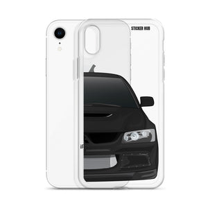 Black Mitsubishi Evo - iPhone Case