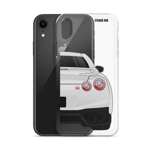 White R35 Nissan GTR - iPhone Case