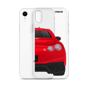 Solid Red R35 Nissan GTR - iPhone Case