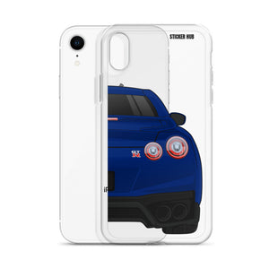 Deep Blue R35 Nissan GTR - iPhone Case