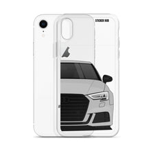 Load image into Gallery viewer, Silver B9 Audi S3 - iPhone Case