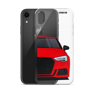 Tango Red B9 Audi S3 - iPhone Case