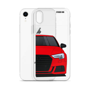 Tango Red B9 Audi S3 - iPhone Case