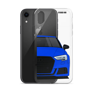 Ara Blue B9 Audi S3 - iPhone Case