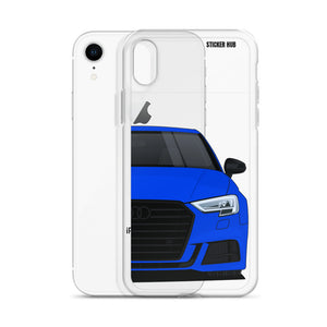 Ara Blue B9 Audi S3 - iPhone Case