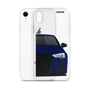 Navarra Blue B9 Audi S3 - iPhone Case