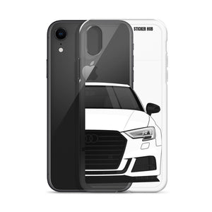 White B9 Audi S3 - iPhone Case