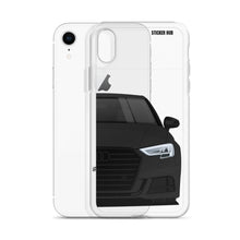 Load image into Gallery viewer, Black B9 Audi S3 - iPhone Case