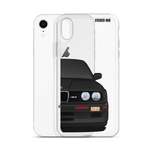 Black BMW E30 - iPhone Case