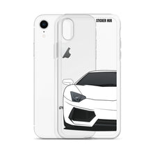 Load image into Gallery viewer, White Lamborghini Aventadoor - iPhone Case