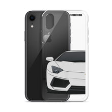 Load image into Gallery viewer, Silver Lamborghini Aventadoor - iPhone Case