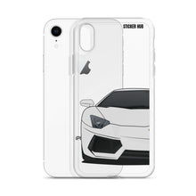 Load image into Gallery viewer, Silver Lamborghini Aventadoor - iPhone Case