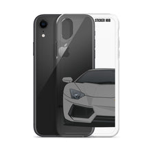 Load image into Gallery viewer, Gray Lamborghini Aventadoor - iPhone Case