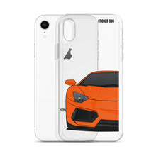 Load image into Gallery viewer, Orange Lamborghini Aventadoor - iPhone Case