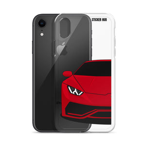 Red Lamborghini Huracan - iPhone Case