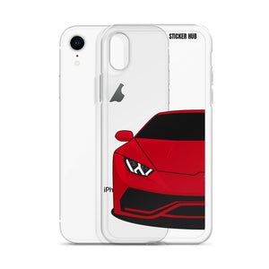 Red Lamborghini Huracan - iPhone Case