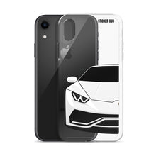 Load image into Gallery viewer, White Lamborghini Huracan - iPhone Case