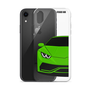 Green Lamborghini Huracan - iPhone Case