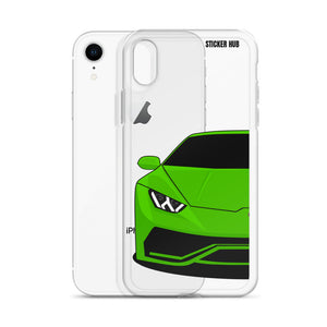 Green Lamborghini Huracan - iPhone Case