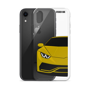 Yellow Lamborghini Huracan - iPhone Case