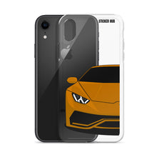 Load image into Gallery viewer, Orange Lamborghini Huracan - iPhone Case