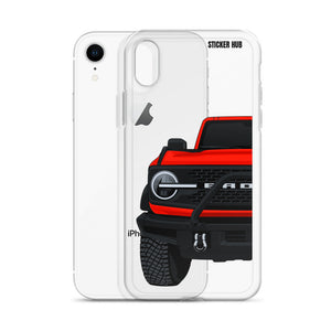 Red Ford Bronco "First Edition" - iPhone Case