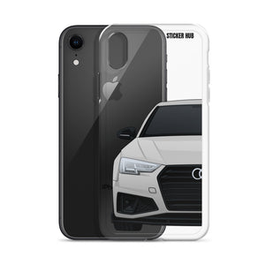 Silver B9 Audi S4 "Facelift" - iPhone Case