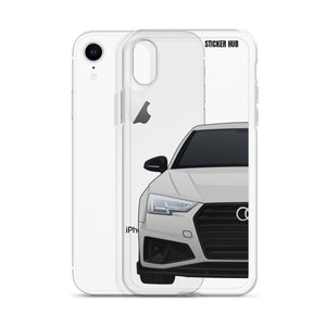 Silver B9 Audi S4 "Facelift" - iPhone Case